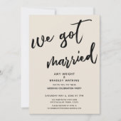 Invitation Gâteau de mariage de notre mariage (Devant)