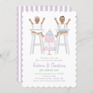 Invitation Gâteau de mash pour les Twinning