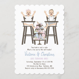 Invitation Gâteau de mash pour les Twinning