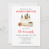 Invitation Gâteau de Noël et biscuits Brunch de Noël (Devant)