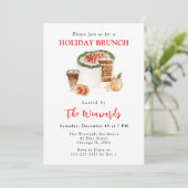 Invitation Gâteau de Noël et biscuits Brunch des Fêtes de fin (Debout devant)