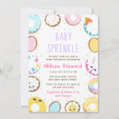 Invitation Gâteau de Pâques Bébé Sprinkle (Devant)