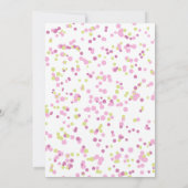 Invitation Gâteau Dinosaure Trois Rex Aquarelle Fille Anniver (Dos)