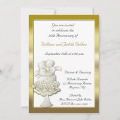 Invitation Gâteau Doré (Devant)