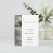 Invitation Gâteau mariage (Debout devant)