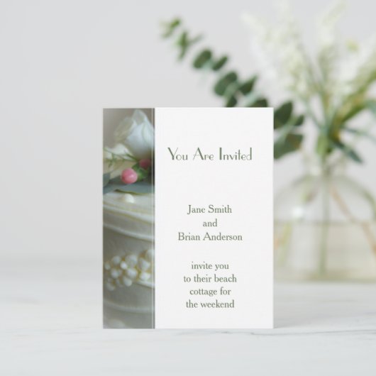 Invitation Gâteau mariage (Debout devant)