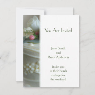 Invitation Gâteau mariage