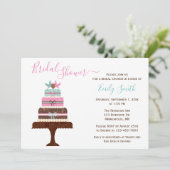 Invitation Gâteau Mariage Inséparable| Fête de l'mariée perso (Debout devant)