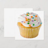 Invitation Gâteau populaire immense (Devant / Derrière)