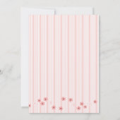 Invitation Gâteau rose avec 3 bougies (Dos)