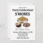 Invitation Gâteau S'mores S'mores Un Encore Smore (Devant)