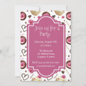 Invitation gâteaux Baby Shower (Devant)