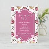 Invitation gâteaux Baby Shower (Debout devant)