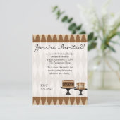 Invitation Gâteaux de Cocolate (Debout devant)