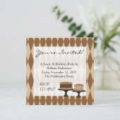 Invitation Gâteaux de Cocolate (Debout devant)