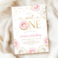 Gâteaux Donuts Rose Gold Sweet One 1er Anniversair