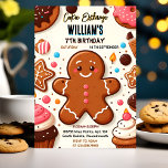 Invitation gâter mignon et sucré Kids Cookie Exchange 1er ann<br><div class="desc">Satisfaites votre dent sucrée à notre "Treat Cute Sweet Kids Cookie Exchange 1st Birthday Invitation!" Joignez-vous à nous pour une célébration adorable pendant que votre petit aura 1 ans, rempli de délicieuses friandises et de souvenirs sucrés. Cette invitation ouvre la voie à un délicieux échange de biscuits extravagante, promettant un...</div>