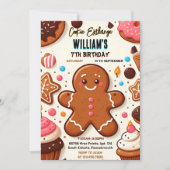 Invitation gâter mignon et sucré Kids Cookie Exchange 1er ann (Devant)