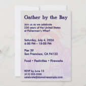 Invitation Gather by the Bay Liberty 250 Celebration (Dos)