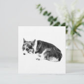 Invitation Gather Corgi, Cozy Night (Debout devant)