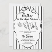 Invitation Gather in Our New Kitchen Housewarming (Devant)