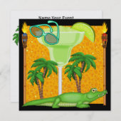 Invitation Gator Paradise - SRF (Devant / Derrière)