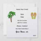 Invitation Gator Paradise - SRF (Dos)