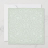 Invitation Gatsby Art Déco Nouveau dentelle Faux Gold Tulip (Dos)