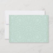 Invitation Gatsby Art Déco Nouveau dentelle Faux Gold Tulip (Dos)