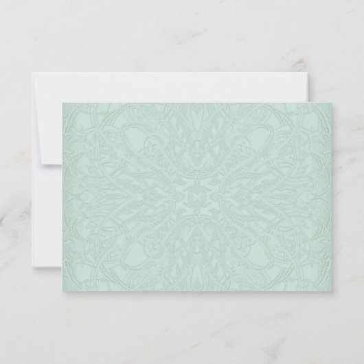 Invitation Gatsby Art Déco Nouveau dentelle Faux Gold Tulip (Dos)