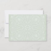 Invitation Gatsby Art Déco Nouveau Dentelle Faux Or Tulipe (Dos)