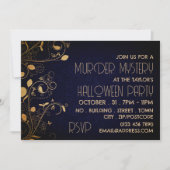 Invitation Gatsby Style, Meurtre Mystère Halloween Party (Devant)