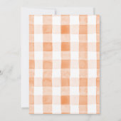 Invitation gaufres Café Fruits Aquarelle Bébé Brunch (Dos)