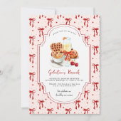 Invitation gaufres et mimosas | Brunch de la Saint-Galentin (Devant)