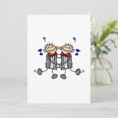 Invitation Gay Grooms, première danse (Debout devant)