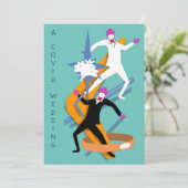 Invitation GAY MALE MARIAGE COVID par Slipperywindow (Debout devant)