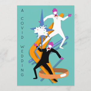 Invitation GAY MALE MARIAGE COVID par Slipperywindow