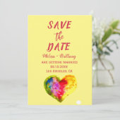 Invitation Gay pride LGBT Rainbow Marriage Mariage (Debout devant)