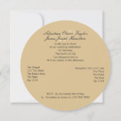 Invitation Gay Rainbow Amour Coeur Dans Le Sable (Dos)