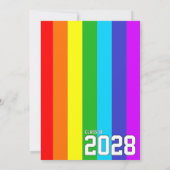 Invitation Gay Student Pride Rainbow Graduation Announcement (Dos)
