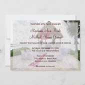 Invitation Gazebo Sur L'Invitation Au Mariage De Plage (Dos)