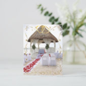 Invitation Gazebo Sur L'Invitation Au Mariage De Plage4 (Debout devant)