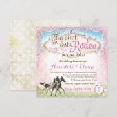 Invitation GC Ce n'est pas nos premiers jumeaux de rodéo (Devant / Derrière)