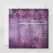 Invitation GC| Lisiblement rustique| Plum (Dos)