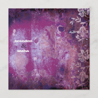 Invitation GC| Lisiblement rustique| Plum