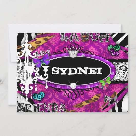 Invitation GC | Miss Fun n' Fancy Stuff Rose Ultime (Devant)