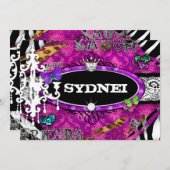 Invitation GC | Miss Fun n' Fancy Stuff Rose Ultime (Devant / Derrière)