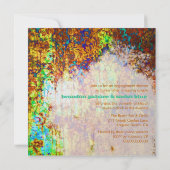 Invitation GC| Trésor caché| Fleurs sans fil (Dos)