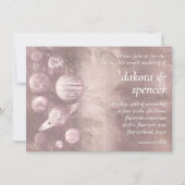 Invitation Geek Chic Mariage | Planètes Roses Brutes Mauves D (Devant)