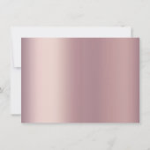 Invitation Geek Chic Mariage | Système solaire gris rose mauv (Dos)